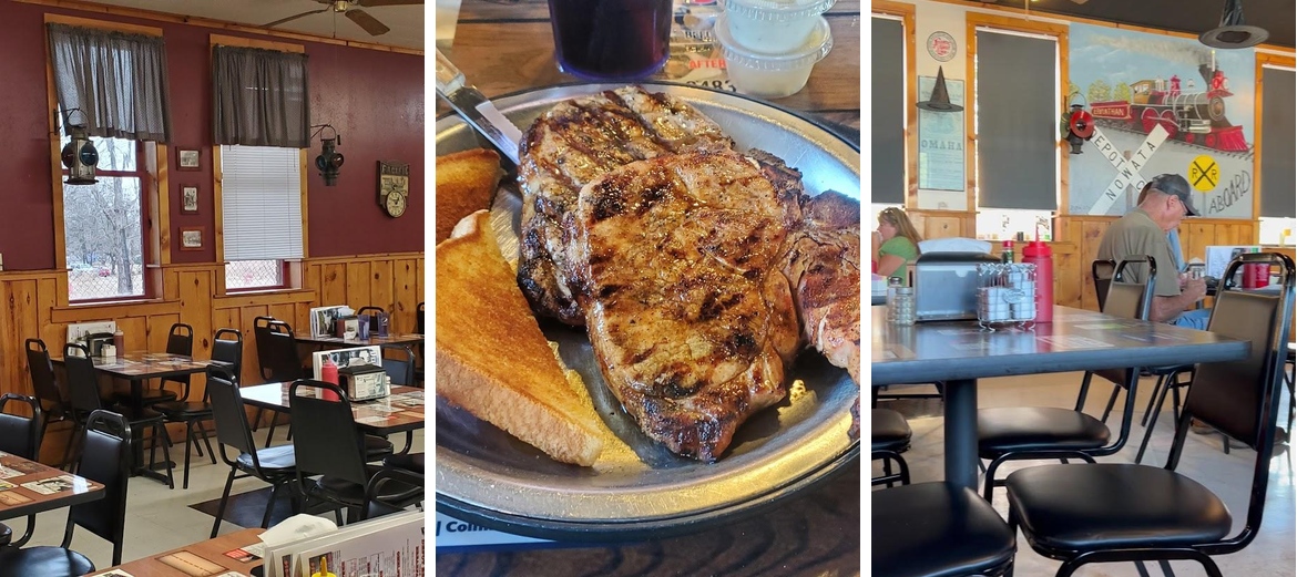 Nowata Depot Cafe Menu